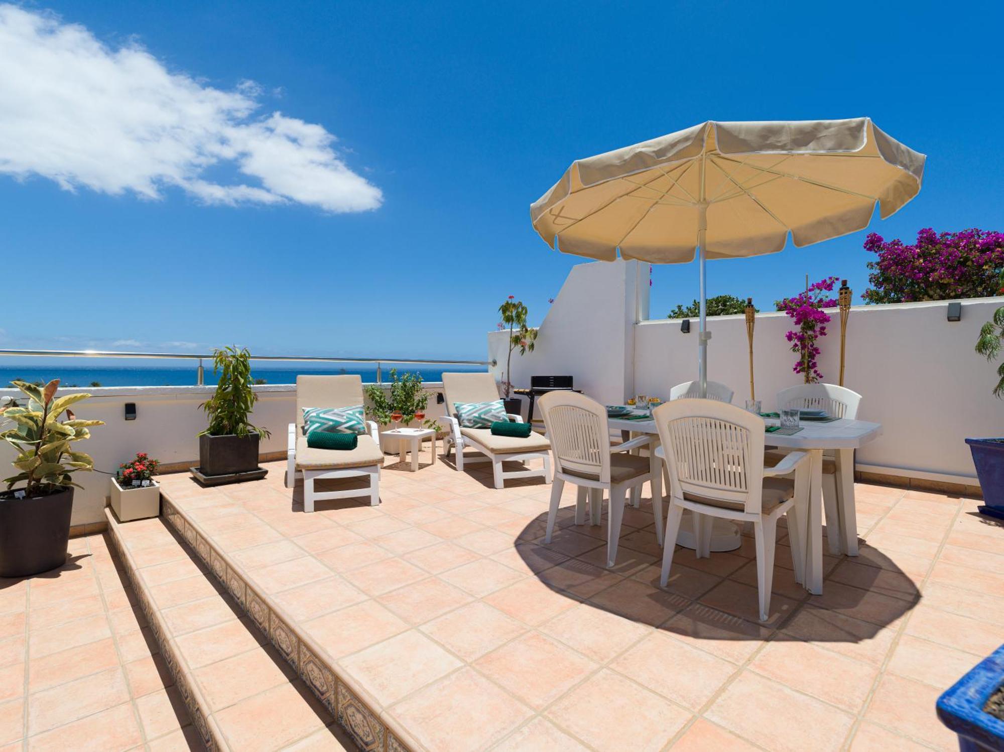 Casa Lex I Ocean & Sunrise Panorama I Steps From Dunes And Beach I Private 50 Sqm Terrace I Pool Маспаломас Экстерьер фото