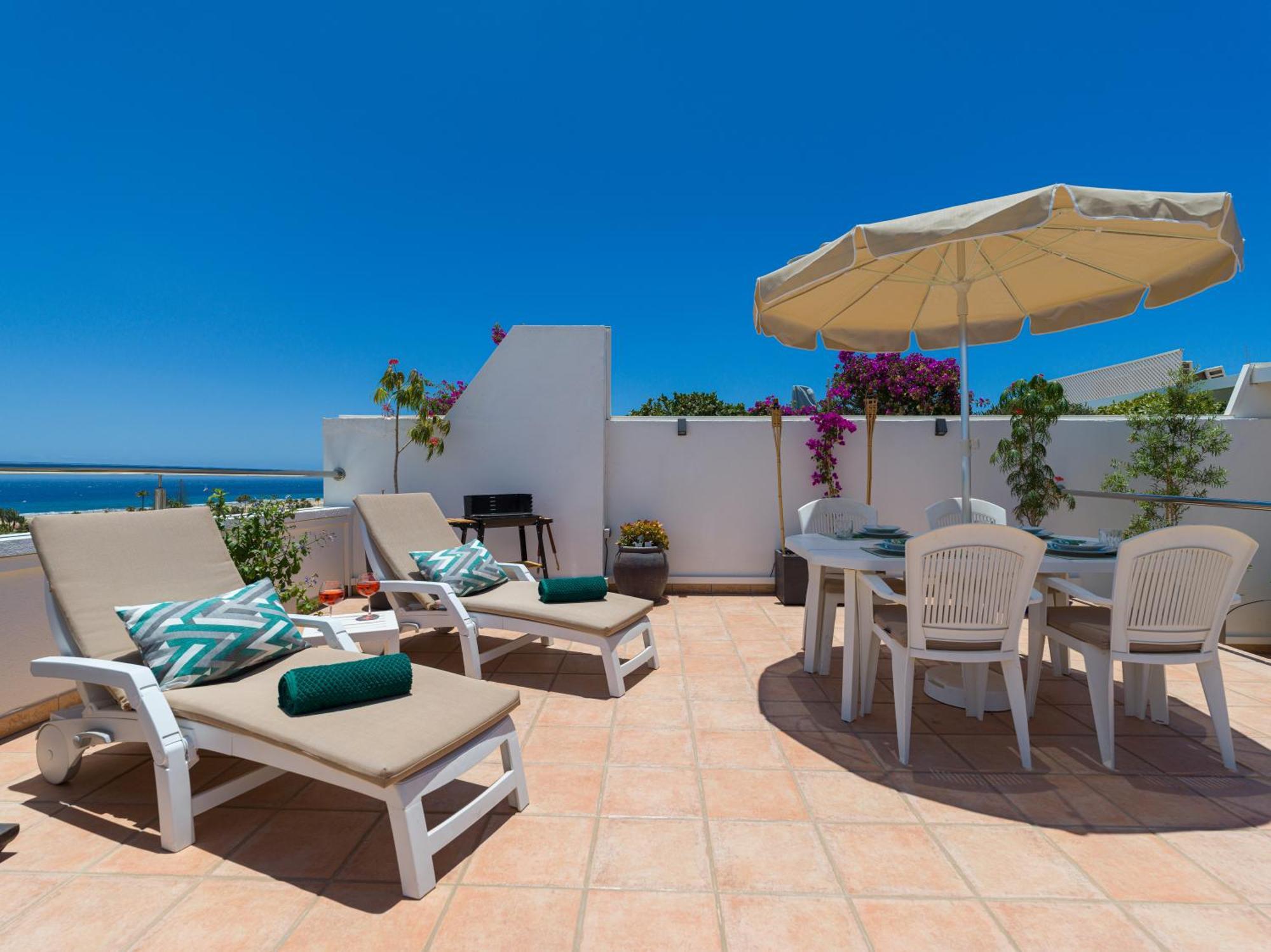 Casa Lex I Ocean & Sunrise Panorama I Steps From Dunes And Beach I Private 50 Sqm Terrace I Pool Маспаломас Экстерьер фото